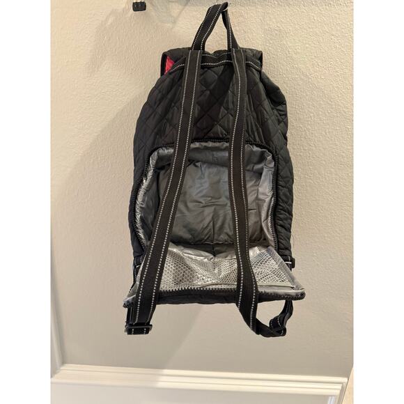 JAXX Quilted FitPak Meal Prep Backpack Black Pink - Picture 3 of 6